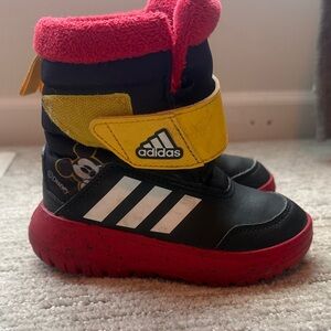 Adidas Kids Boots - Black, Red, Yellow